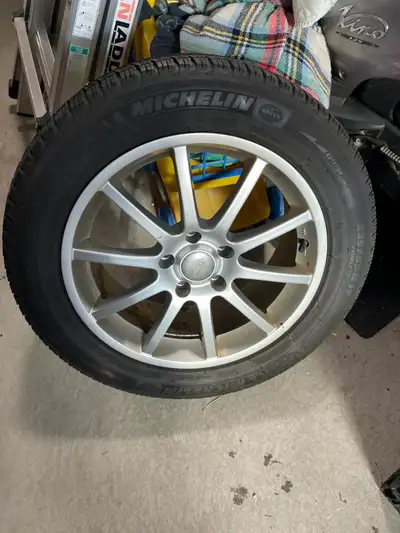 RSSW Rims alloys with Michelin X Ice xi3 series tires 225/55R17 in excellent shape. The bolt pattern...