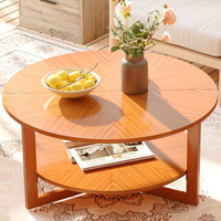 New Farmhouse Solid Wooden Large Center Coffee Table Storage