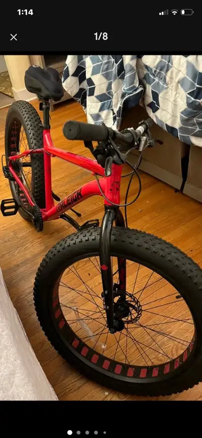 Raleigh 26 inch Fat Tire Bike - Like New, View more