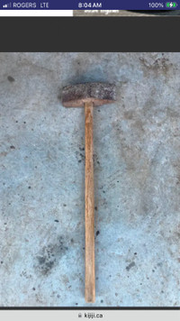 Stone Axe/Sledge Hammer.   HEAVY