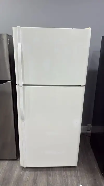 350$$ each white fridge and electric stove set, View more