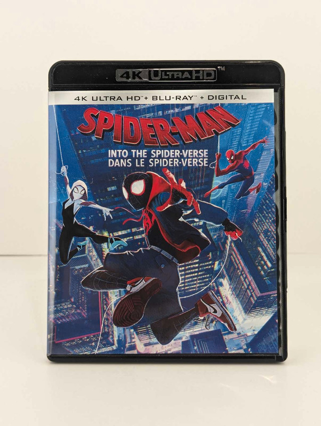 Spiderman into the spiderverse 4k Blu-ray + Blu-ray  in CDs, DVDs & Blu-ray in Brantford - Image 4