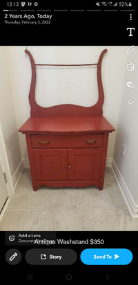 Vintage Washstand 