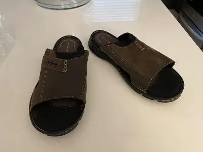 Rockport Mens Darwyn 2 Slide Leather Sandal- Mens 14- Brand New, View more