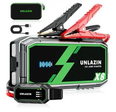 X8 8000A Jump Starter, 12V Booster for Gas & Diesel, Force Start, View more