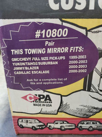 Towing mirrors ( GMC , CHEVY)