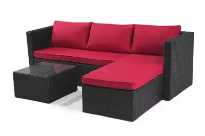 Brand New 3pcs L-Shape Patio Furniture Set Selling at $299, View more