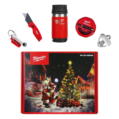 Milwaukee Tool Holiday Gift Box with Hand Tools and Accessories, View more