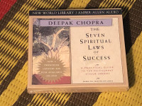 NEW Deepak Chopra the seven spiritual laws of success audiobook