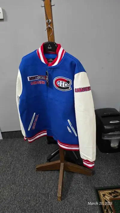 Brand new with tags Pro Standard NHL Canadiens Varsity Jacket, View more