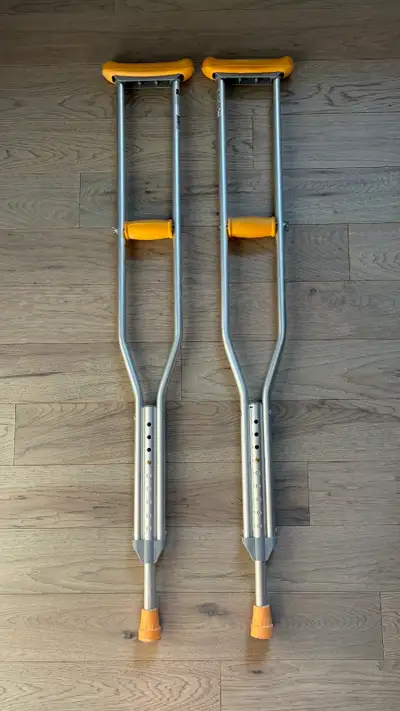 Fully Adjustable Aluminum Crutches, View more