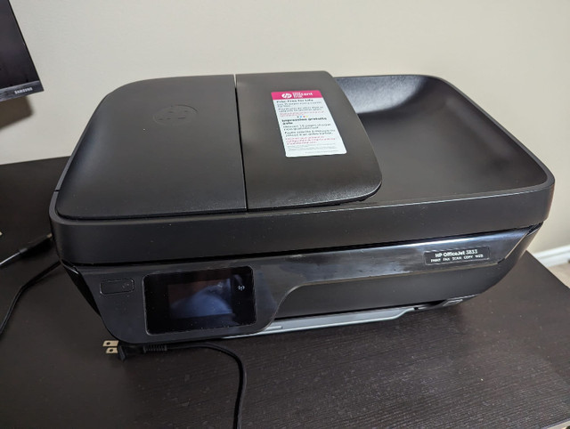 fornuft Meningsfuld Derbeville test HP OfficeJet 3833 All-in-One Printer Print, scan, photo | General  Electronics | Oshawa / Durham Region | Kijiji