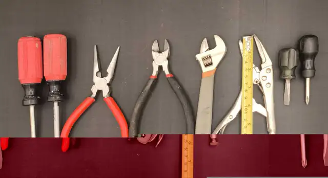 Hand Tool Set | Wrench Pliers Screwdrivers Kit | Restored 64352133507203123