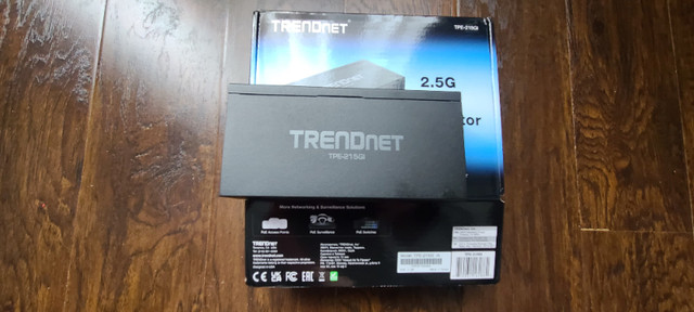TRENDnet 2.5G PoE+ Injector, TPE-215GI, PoE (15.4W) or PoE in Networking in St. John's - Image 4