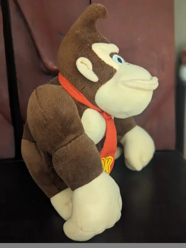Donkey Kong Plush Toy - 10" tall by 9" wide64639723787778121