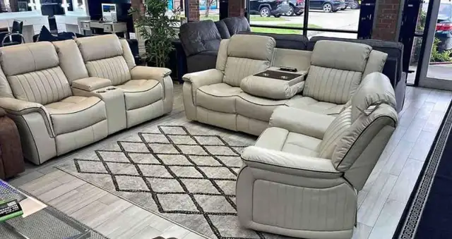 Modern Leather Recliner Sofa Set 1+2+3 Seater62864365929091121