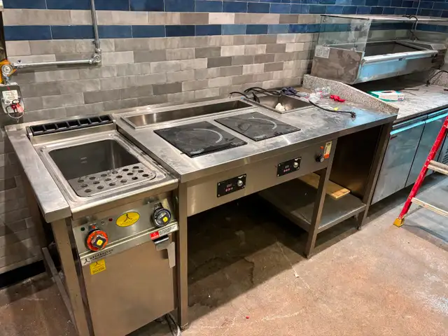 Vollrath induction stove and arcobaleno pasta boiler