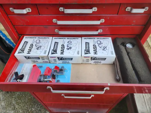 Mastercraft/Beach 6 Drawers Tool Chest W Aluminum Wrench Holders in Tool Storage & Benches in Windsor Region - Image 10