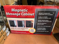 Brand new Magnetic message cabinet 