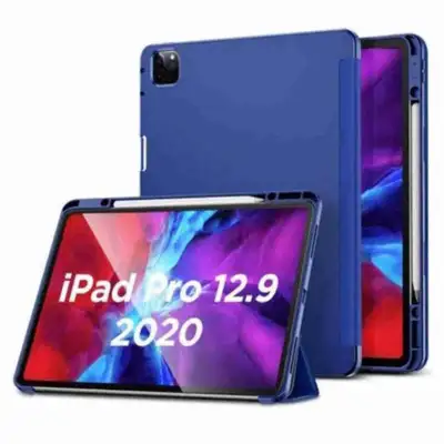 ESR for iPad Pro 12.9" 2020 4th Generation Case with Pencil Holder, Rebound Pencil iPad Case with So...