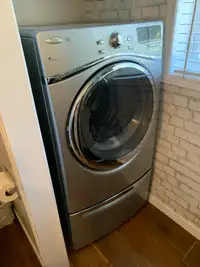 Whirlpool duet dryer with stand
