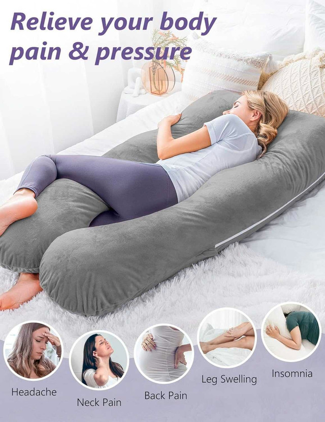 Meiz Unique U-Shaped Pregnancy Pillow - Full Body  in Women's - Maternity in Oshawa / Durham Region - Image 2