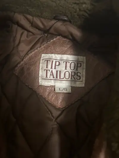 Tip Top Tailors Leather Bomber Jacket, View more