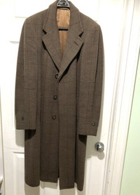 1930s Hart Schaffner Marx Vintage Top Coat - VG Cond - Size L-XL