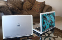 2 Dell Inspiron Laptops 17 and 15" screen.