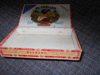 1-BOITE DE 25 CIGARES EL TRELLES BANKERS,20 CENTS PRICE,VINTAGE.