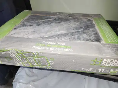 ceramic tiles $25 - 17 tiles 13x19", View more