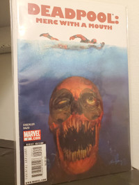 Deadpool Merc with a Mouth #2 Jaws Movie Poster Homage Marvel