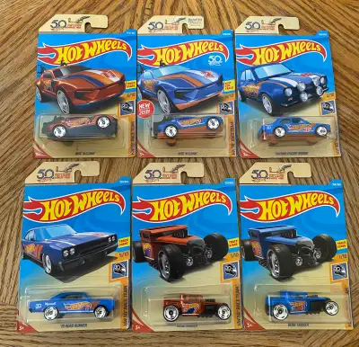Hot Wheels 50th lot of 6 , View more