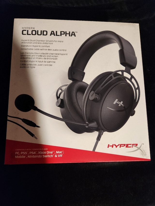 HyperX Cloud Alpha Gaming Headset in Speakers, Headsets & Mics in Hamilton