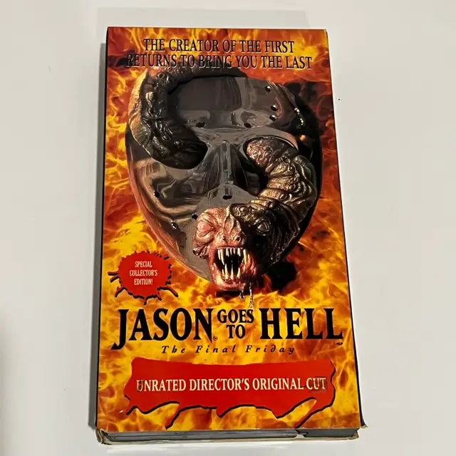 Jason Goes to Hell: The Final Friday VHS collectible movie