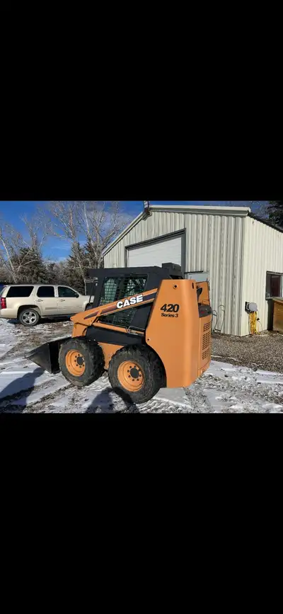 2008 case 420 Skid Steer. 4050 Hrs, 150 on new motor. Good shape located near Elrose. Listing for Fa...