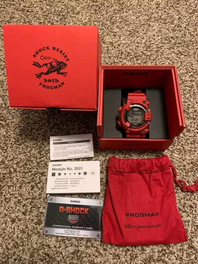 Brand new 2023 Casio g shock frogman 8230NT-4CR 30th anniversary Comes with everything in photo Box/...