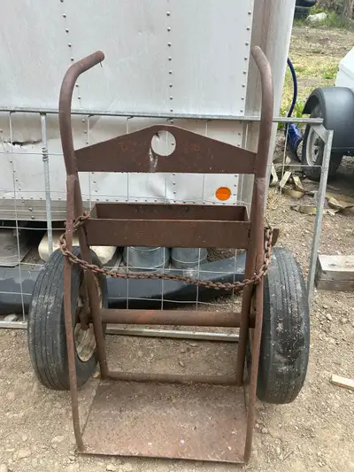 Oxygen and acetylene cart