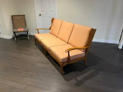 MCM Sofa in clean and sturdy condition , View more