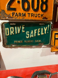 Wanted Saskatchewan drive safely plates