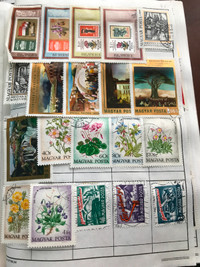 1000 timbres  Livret mondial lot #9 Allemagne (DDR) et Hongrie