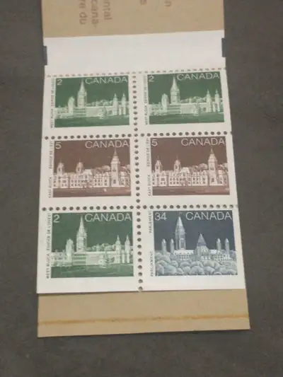 1985 Canada 50 cent stamp booklet, View more