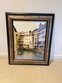 Framed picture of Venice Canal