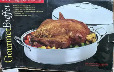 Gourmet Buffet 18 Inch High Dome Roaster, View more