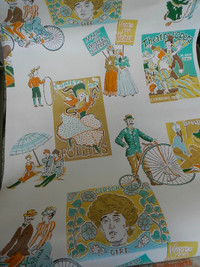 2 New Vintage Stylized Graphic Toulouse Made in T.O ! Wallpaper