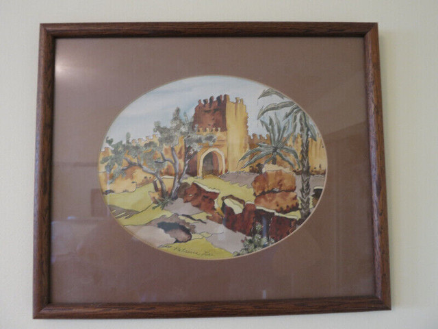 Painting - The Ancient Medina from Morocco (1985) in Arts & Collectibles in Markham / York Region