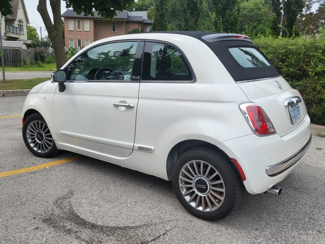2012 Fiat 500c Lounge Convertible – Auto!  Low KM’s!  Safety Inc in Cars & Trucks in Markham / York Region - Image 2