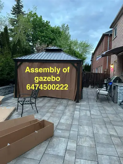 assembly of gazebo, View more