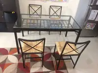 IKEA (only)  GLASS TABLE 