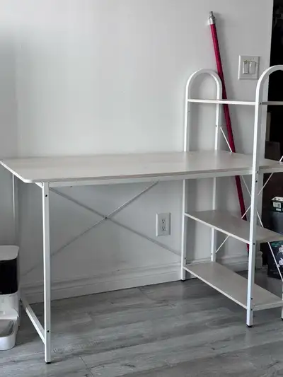 Desk with Shelving, View more